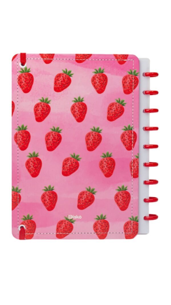 Caderno De Disco Aquarela Morango - M - Cadernos Diskô - Image 2