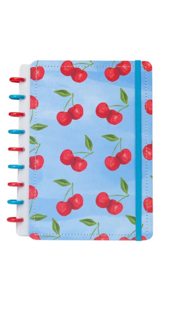 Caderno De Disco Aquarela Cereja - M - Cadernos Diskô - Image 2