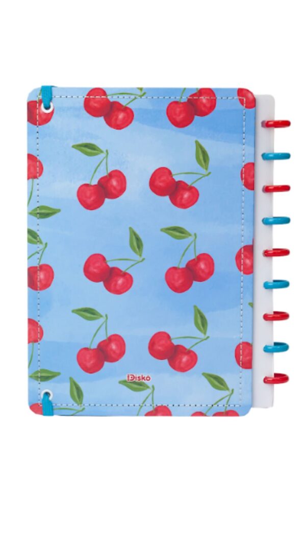 Caderno De Disco Aquarela Cereja - M - Cadernos Diskô - Image 4