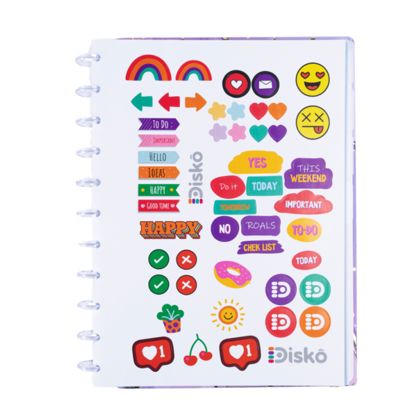 Caderno Diskô Gran Lilás - Image 2