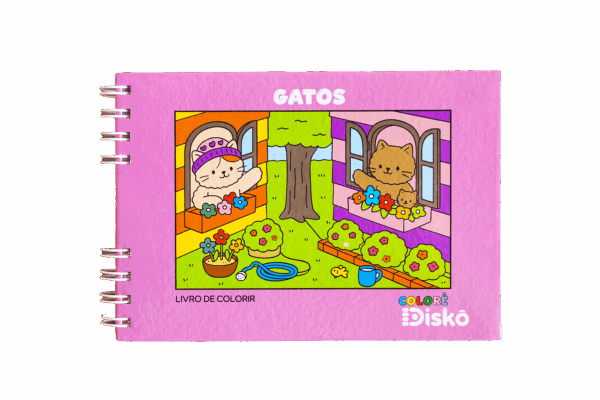 Livro de colorir Colorê Gatos - WIRE-O
