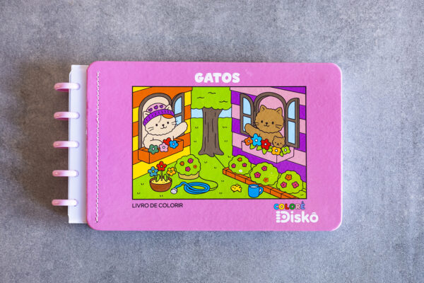 Livro de colorir Colorê Gatos - Discos - Image 4