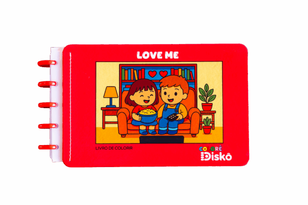 Livro de colorir Colorê Love Me - Discos