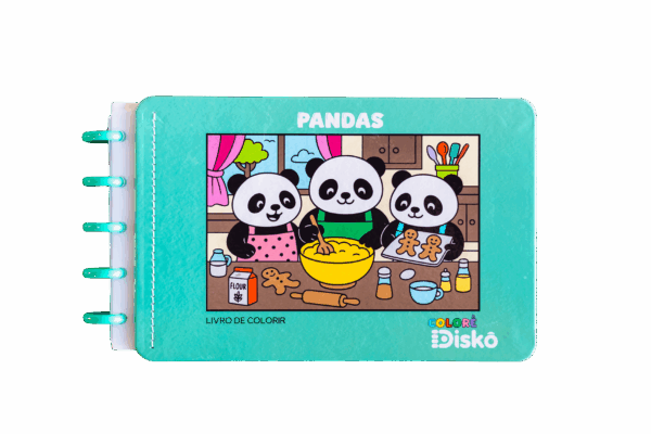 Livro de colorir Colorê Panda - Discos